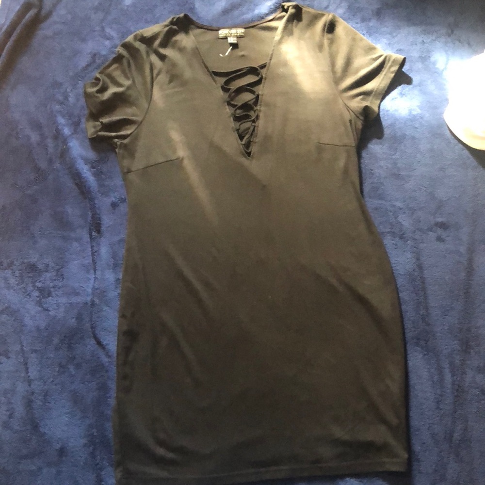 Plus size black dress